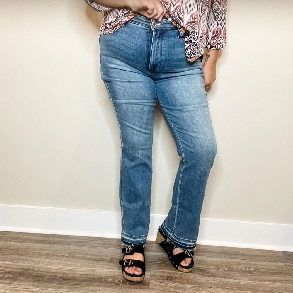 Judy Blue Fly Like An Eagle Tummy Control Jeans Size 9/29 Stretch